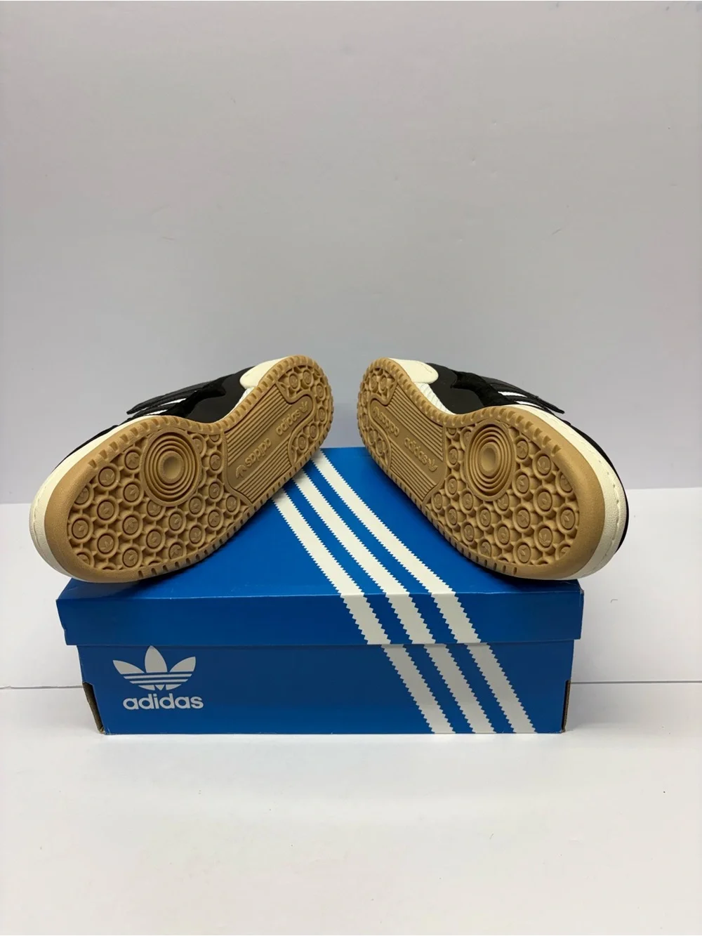 adidas Black and White Court-Inspired Low Sneakers